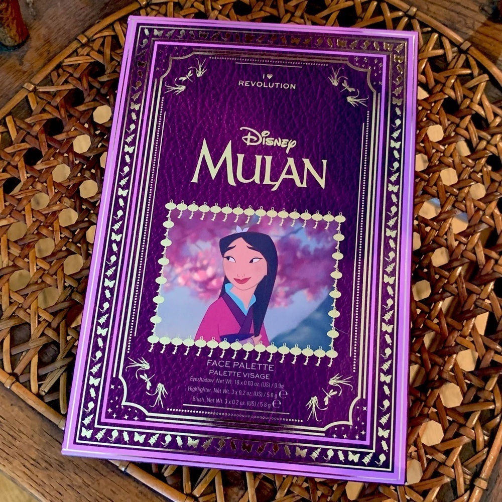 REVOLUTION BEAUTY | NIB I Heart Revolution Disney Princess Palette Mulan
